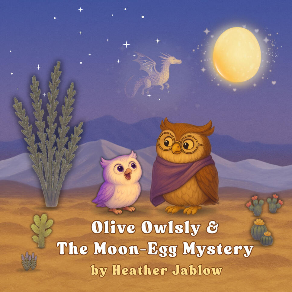 Olive Owlsly &amp; The Moon Egg Myster Front Book Cover